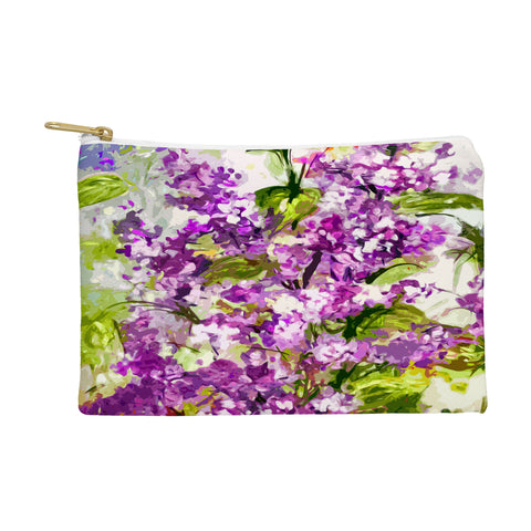 Ginette Fine Art Lilac Pouch