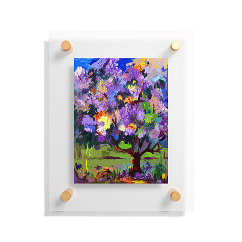 Ginette Fine Art Lilac Tree Floating Acrylic Print
