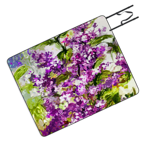 Ginette Fine Art Lilac Picnic Blanket