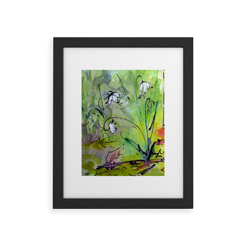 Ginette Fine Art Lily Of The Valley Framed Art Print
