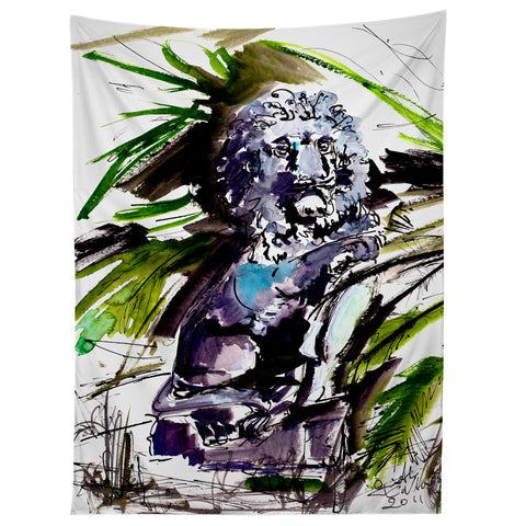 Ginette Fine Art Lions of Jekyll Island Tapestry