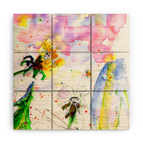 Ginette Fine Art Long Live The Weeds Wood Wall Mural