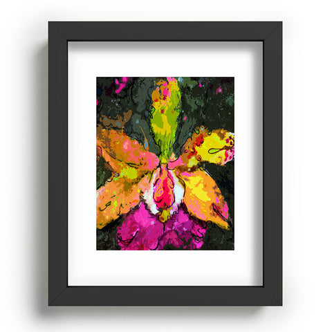 Ginette Fine Art Mesmerizing Orchid Recessed Framing Rectangle