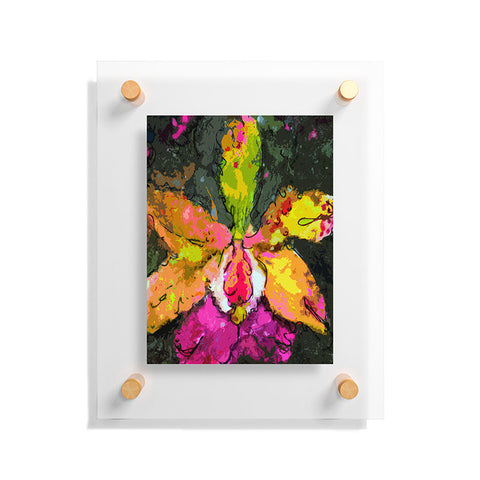 Ginette Fine Art Mesmerizing Orchid Floating Acrylic Print