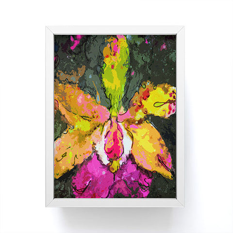 Ginette Fine Art Mesmerizing Orchid Framed Mini Art Print