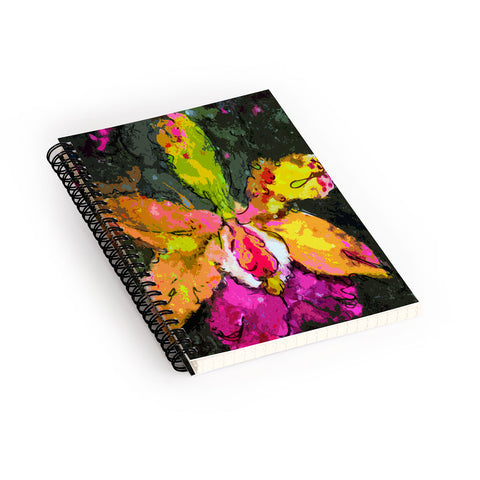Ginette Fine Art Mesmerizing Orchid Spiral Notebook