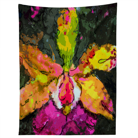 Ginette Fine Art Mesmerizing Orchid Tapestry