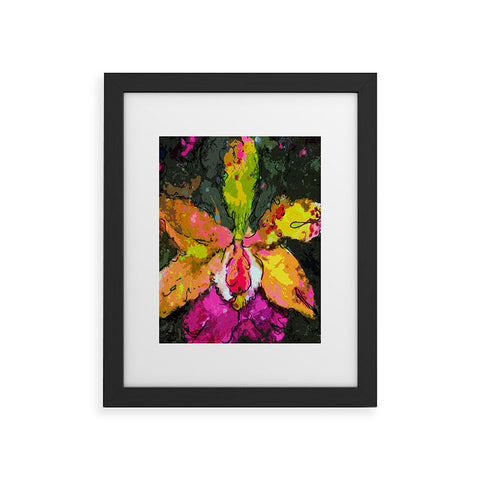 Ginette Fine Art Mesmerizing Orchid Framed Art Print