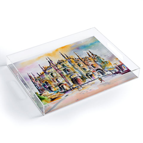 Ginette Fine Art Milan Italy Cathedral Acrylic Tray