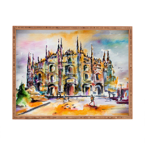 Ginette Fine Art Milan Italy Cathedral Rectangular Tray