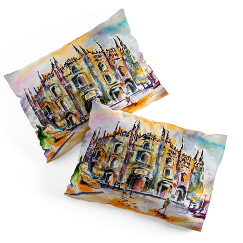 Ginette Fine Art Milan Italy Cathedral Pillow Shams