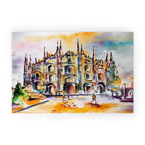 Ginette Fine Art Milan Italy Cathedral Welcome Mat