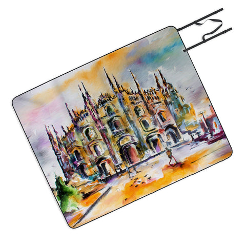 Ginette Fine Art Milan Italy Cathedral Picnic Blanket