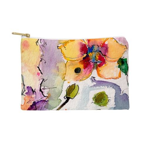 Ginette Fine Art Modern Orchid Pouch