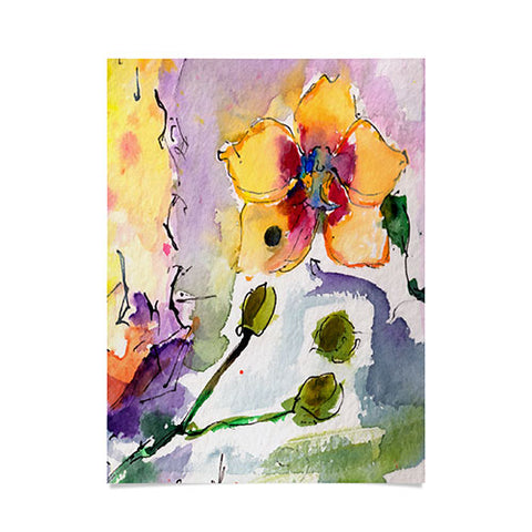 Ginette Fine Art Modern Orchid Poster