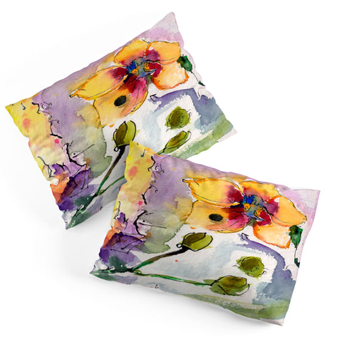 Ginette Fine Art Modern Orchid Pillow Shams