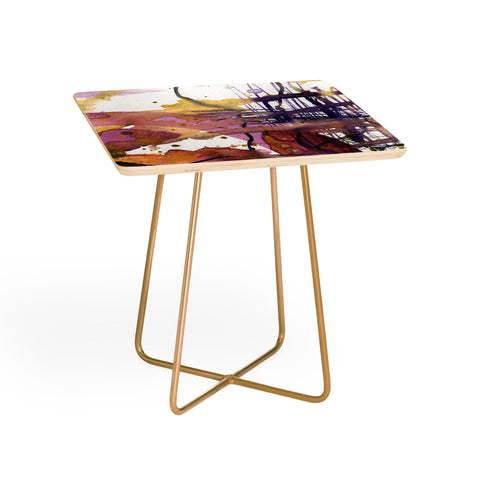 Ginette Fine Art Molten Maze Side Table