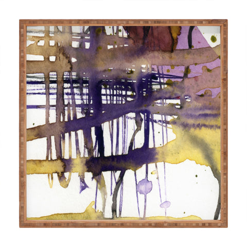 Ginette Fine Art Molten Maze Square Tray