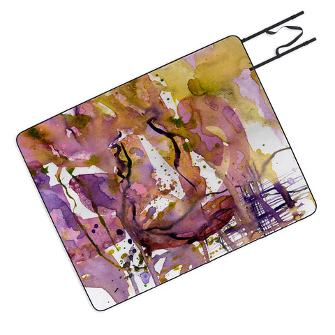 Ginette Fine Art Molten Maze Picnic Blanket