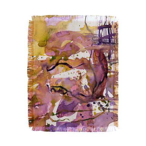 Ginette Fine Art Molten Maze Throw Blanket