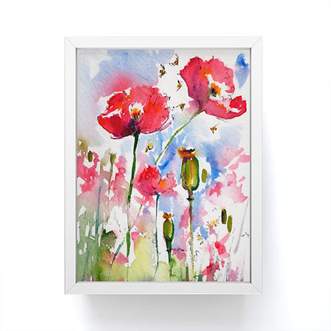 Ginette Fine Art My Lovely Garden Framed Mini Art Print