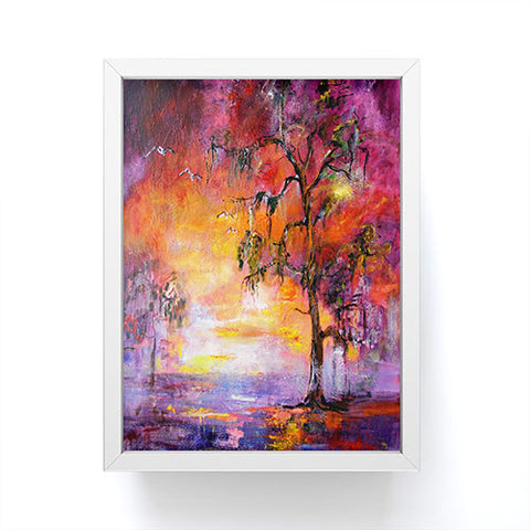 Ginette Fine Art Okefenoee Sunset Framed Mini Art Print