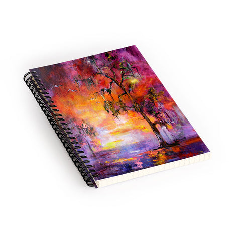 Ginette Fine Art Okefenoee Sunset Spiral Notebook