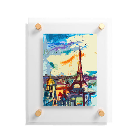 Ginette Fine Art Paris Skies Floating Acrylic Print