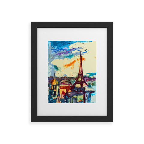 Ginette Fine Art Paris Skies Framed Art Print