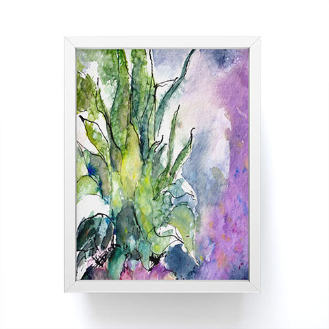 Ginette Fine Art Pineapple Top Framed Mini Art Print