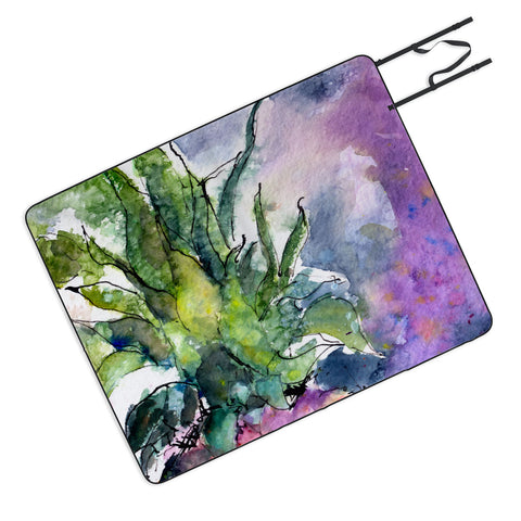 Ginette Fine Art Pineapple Top Picnic Blanket
