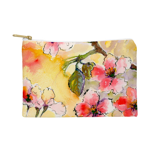 Ginette Fine Art Pink Blossoms Spring Pouch