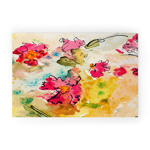 Ginette Fine Art Pink Fantasy Welcome Mat
