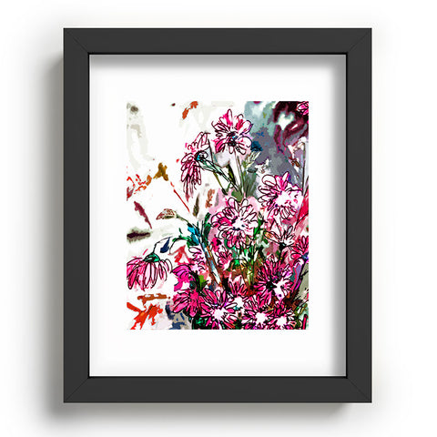 Ginette Fine Art Pink Spray Recessed Framing Rectangle