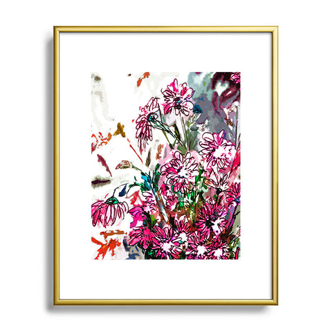 Ginette Fine Art Pink Spray Metal Framed Art Print