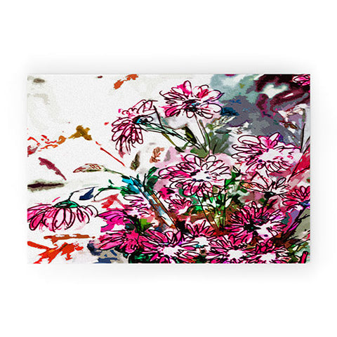 Ginette Fine Art Pink Spray Welcome Mat