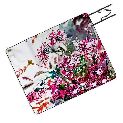 Ginette Fine Art Pink Spray Picnic Blanket