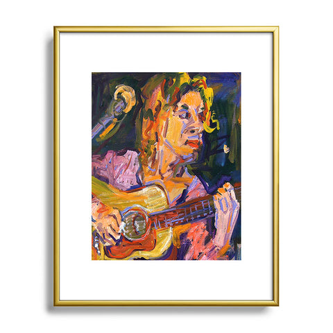 Ginette Fine Art Playing for Jimmy Metal Framed Art Print