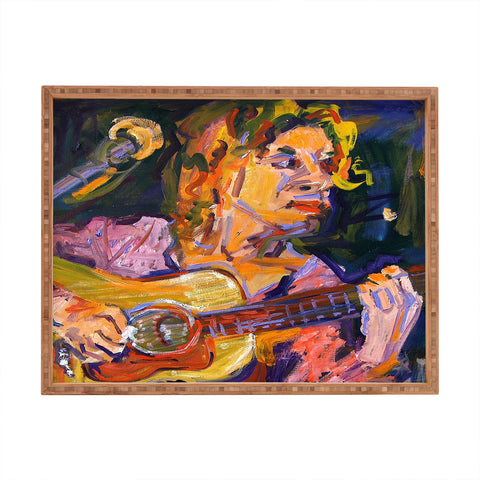 Ginette Fine Art Playing for Jimmy Rectangular Tray