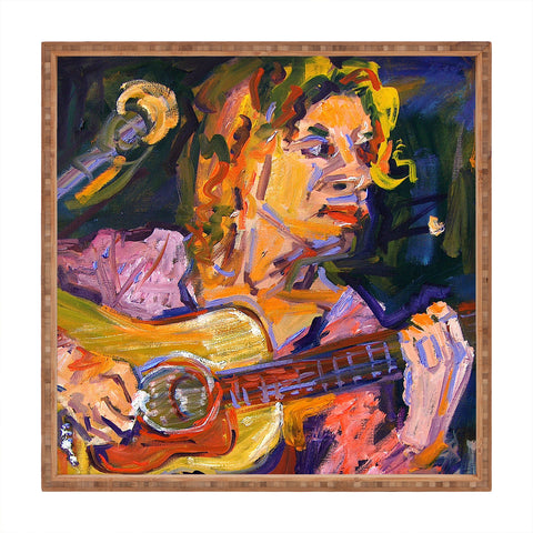 Ginette Fine Art Playing for Jimmy Square Tray