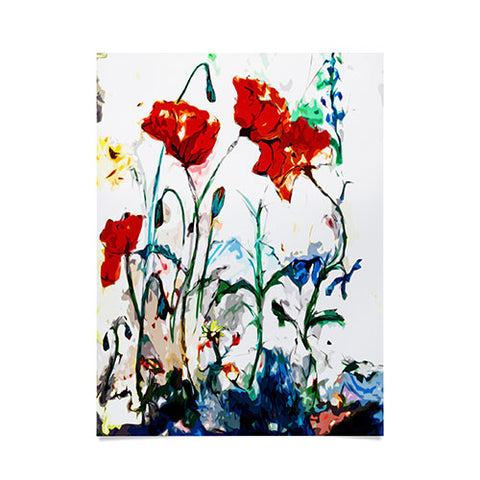 Ginette Fine Art Poppies In Light Poster
