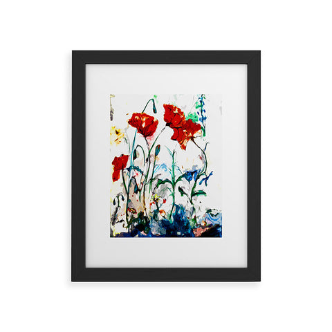 Ginette Fine Art Poppies In Light Framed Art Print