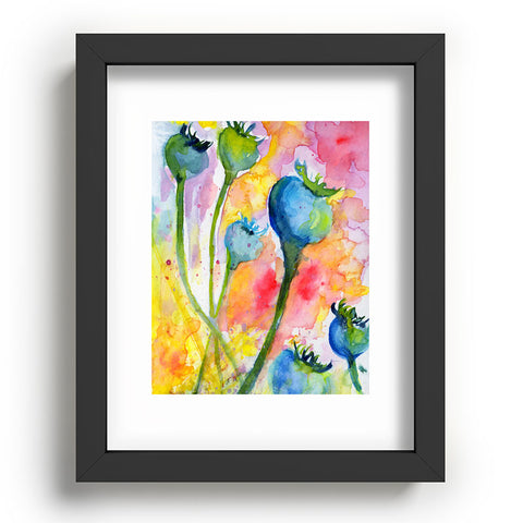 Ginette Fine Art Poppy Pods Recessed Framing Rectangle