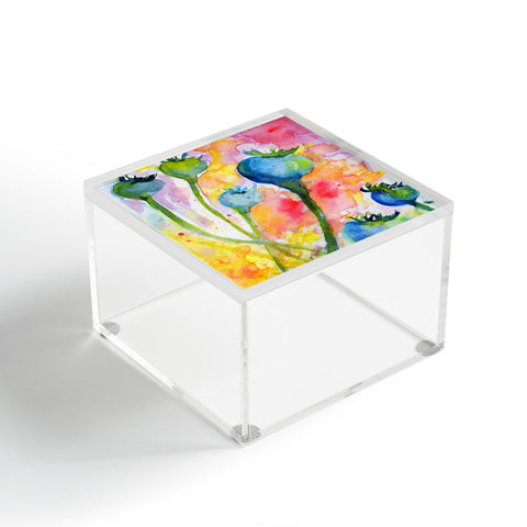 Ginette Fine Art Poppy Pods Acrylic Box