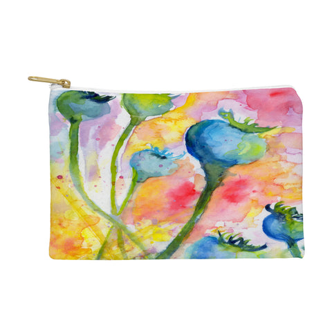Ginette Fine Art Poppy Pods Pouch