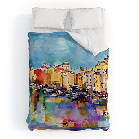 Ginette Fine Art Port Venere Italy 2 Duvet Cover