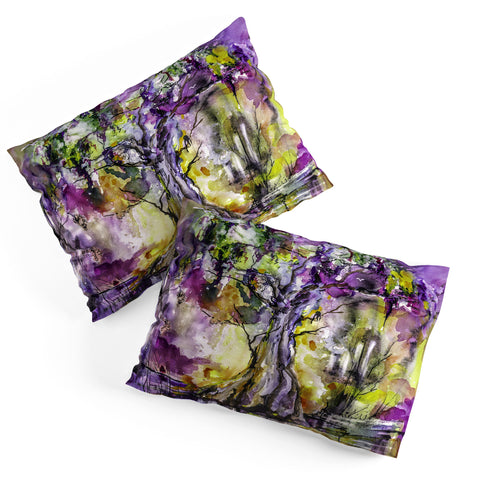 Ginette Fine Art Purple Magic Tree Pillow Shams