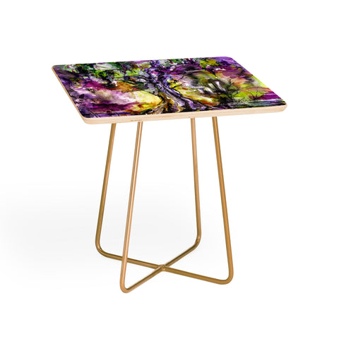 Ginette Fine Art Purple Magic Tree Side Table
