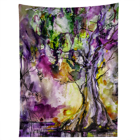 Ginette Fine Art Purple Magic Tree Tapestry