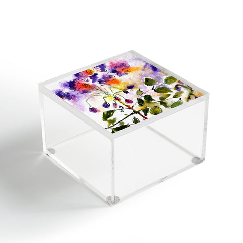 Ginette Fine Art Purple Potato Blossoms Acrylic Box